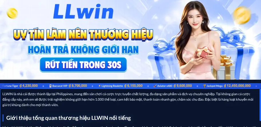 LLWIN Có Trả Tiền Thật Không – Đặt Câu Hỏi Đúng Trước Khi Nạp Tiền